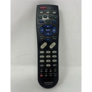 Hitachi CLU-4324UG TV DVD VCR CBL SAT Remote Control Genuine OEM Black